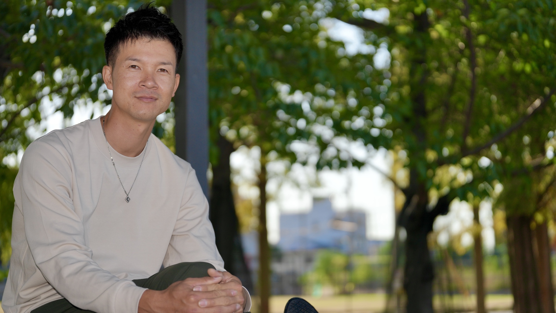 リラックスしたオフの雰囲気